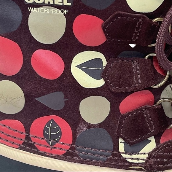 Sorel Women's Size 8 Purple Winter Faux Fur Lined Winter Boots NL1557-207 - Picture 2 of 15